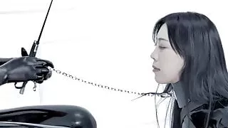 Fejira com Latex lady falls into the trap