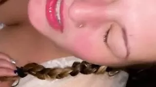 nice cumshot big tits girlfriend  face