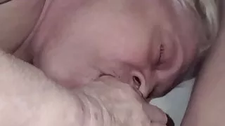 Granny sucking 3