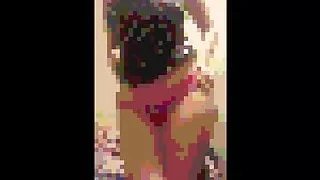 A very censored striptease