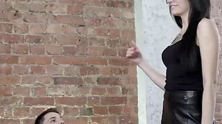 TeenMegaWorld - Sexy brunette joins the couple