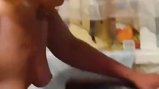 Fucking my Friends Wife in Kitchen While He Record
