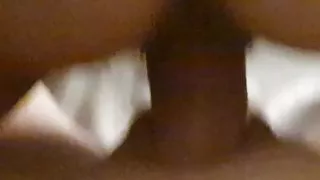 Brunette milf sliding on cock