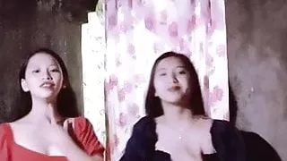 Cristine And Her Cousin Doing A Fuck Me Dance