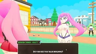 Oppaimon3D SFM Hentai Game Ep.1 Pokemon parody with 3D boobs