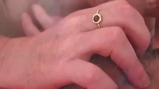 Homemade Big cumshot in mouth and swallow