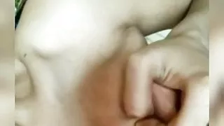 LustyAnju &ndash; nude boobs squeezed