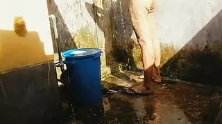 Solo Dusche Sex und Masturbation Sperma