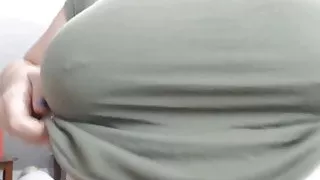 Ryren receives juicy orgasm spilling all over a chair