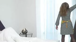 She caught her stepdaughter masturbating with her dildo