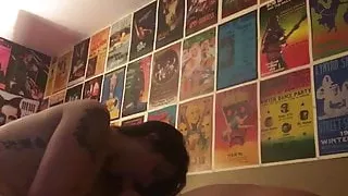 Texas tattooed teacher cum dumpster