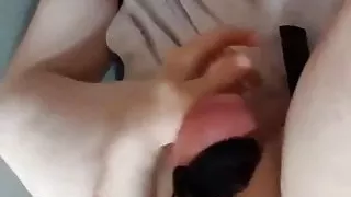 Sub wanking with tied balls and fucking his arse great cum