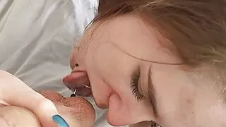 Sucking white cock with ENMARCHENOIRE