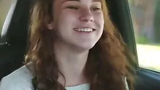 cute  sucks her stepdad for a car slut doggystyle