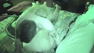 Step Mom gets fucked anal during night shocking wake up