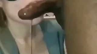 She suck a big black cock