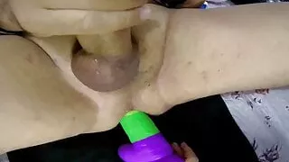 Our beautiful new rainbow colored toy!