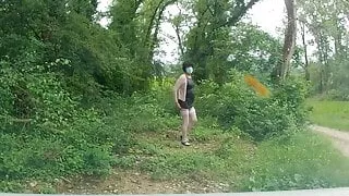 Nearly caught peeing