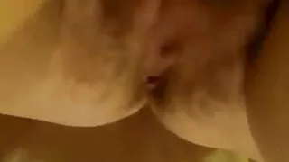 Kelly sexy mature Milf with hairy cunt masturbates, amateur