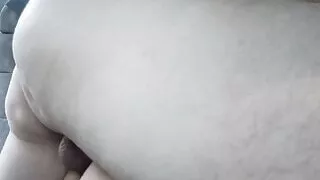 Stranger fucks my wife in car and cums in her pussy