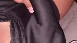 Latin stud jerks huge uncut cock until he cums