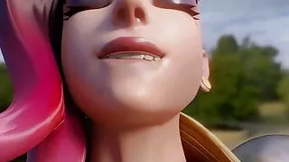 Sombra's Pussy Gets Fucked While Standing