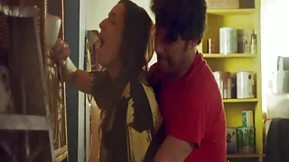 Zoe Lister-Jones see through bra and panties