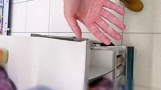 Risky Public Handjob in the Supermarket - CumChallenge Day 5