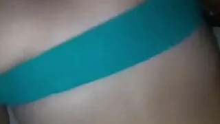 Busty lady screams to orgasm as she masturbates for me