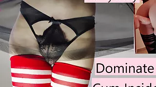 Sissy Having Fun With Big Dildo