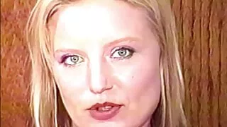 retro blonde slut' seka lookalike' huge dildo's assfucked'