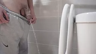 Pissing Guy -  Toilet Cam
