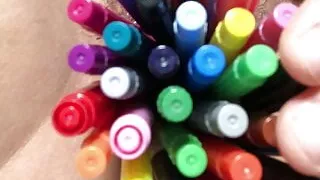 I put a pen in the vagina to the limit.