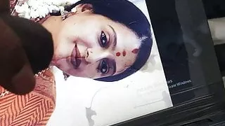 Cum facial on still young bitch Seetha actress