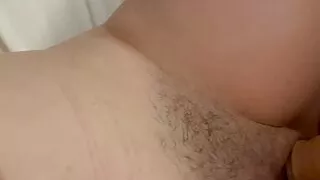 Working into double stuffed vagina