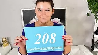 Czech Busty Milf spreads her legs for a great job