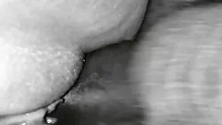 black and white pov under doggystyle