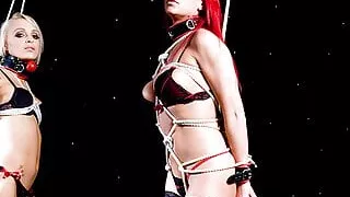 Kinky Paige Ashley Gets Glamtied With Farrah Fox