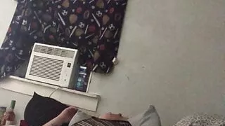 Eating it just like he should