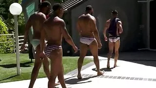 Gay stud gets gangbanged by bbcs