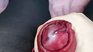 Cumming in Nylon covered fun