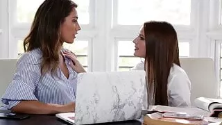 Petite horny coed licking and rimmed by Asian escort teacher