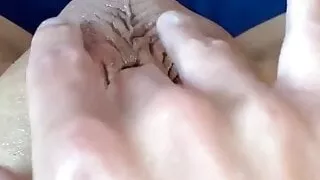 Sissy play with hot clitoris