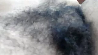 Hairy mature cunt close-up, amateur