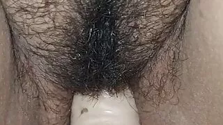 British slut gets fucked by dildo and loves it