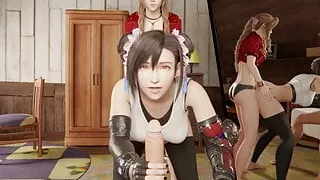 Good Times With Aerith And Tifa