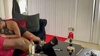 She came over to cheer me up...sexually