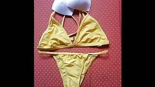 Yellow bikini