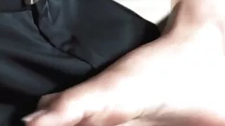 i love when my wife uses her feet orgasm horny