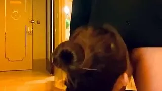 Chinese milf face fucked